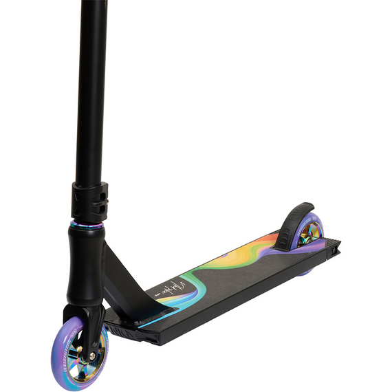Scuter de performanță NKD Rally V4 Negru & Rainbow wys. 83 cm