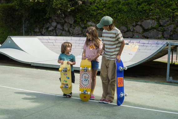 Skateboard pentru copii Tricks MINI Crocodile 7.87"