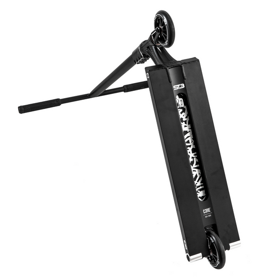 Trotinetă de freestyle CORE ST3 Complete Stunt Scooter Negru înălțime 96 cm