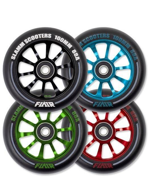 SLAMM 100mm FLAIR 2.0 roata scuter verde