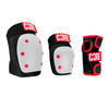 Set de protecții CORE Skate Triple Pad Set Alb