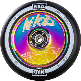Roată pentru scuter NKD Metal Pro Rainbow 100 mm