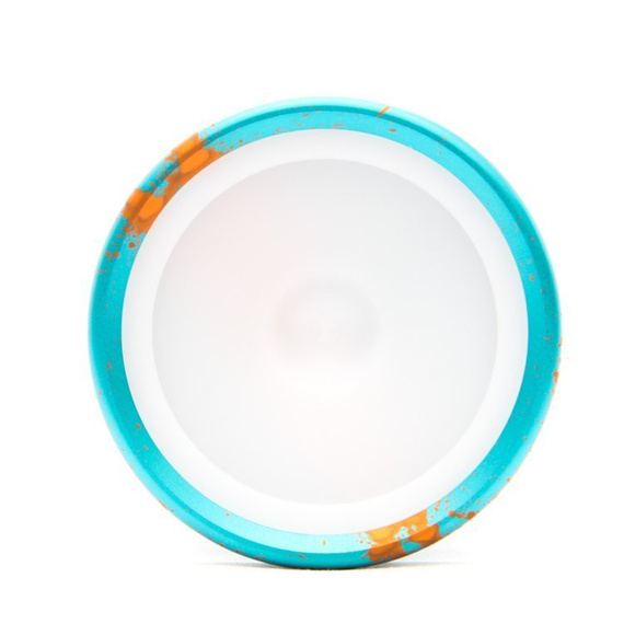 Metal Yoyo CzechPoint Pivot - Aqua Orange Alb