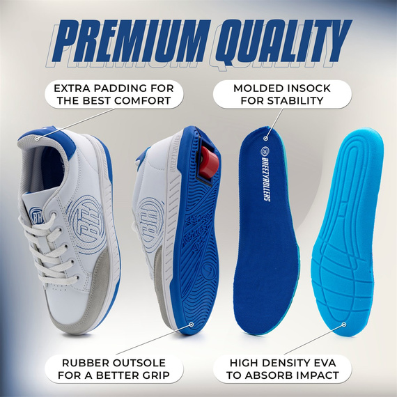 Butorolki Breezy Rollers Origin Biało-Niebieski