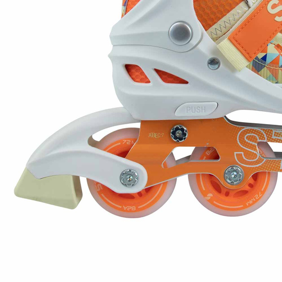 Story Spike Reglabil Inline Skates LED Orange