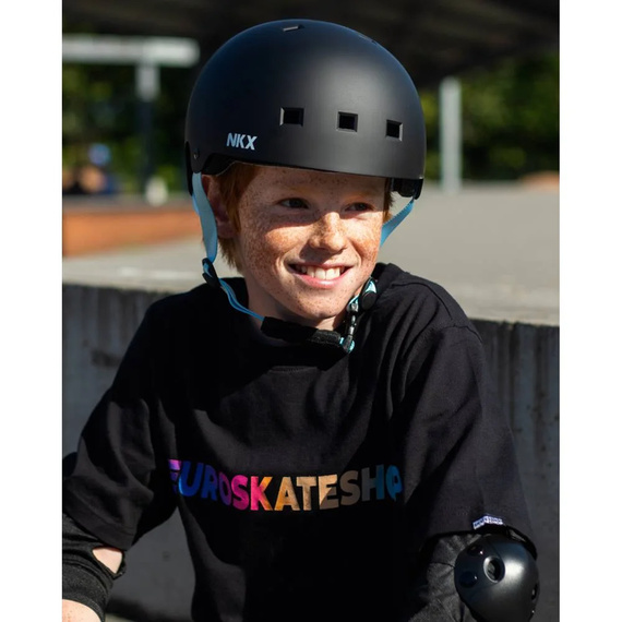 Cască de skateboarding NKX Brain Saver negru M