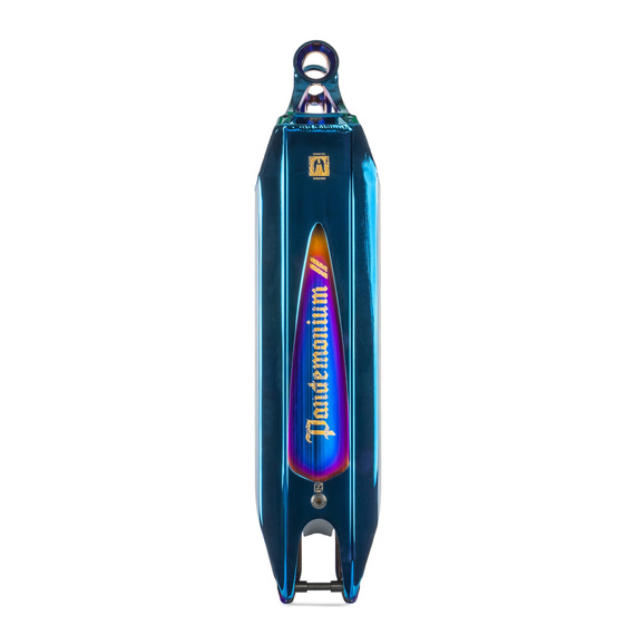 Platformă pentru Ethic Pro Scooter Deck Pandemonium V2 460 mm Blue Chromed