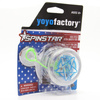 YoYoFactory Light-up Yoyo Spinstar LED corp clar albastru