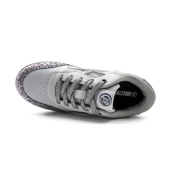 Pantofi Breezy Rollers Star Silver Grey