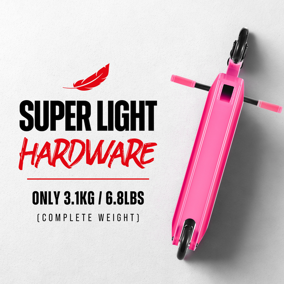 Trotinetă Freestyle CORE CA1 Complete Stunt Scooter Roz înălțime 81 cm