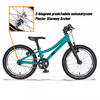 Superlekki rower dla dzieci KUbikes 16s 2-biegowy Turkus