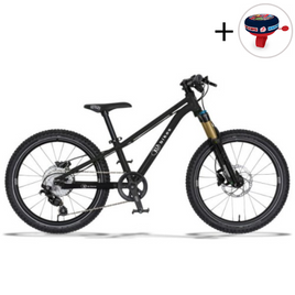 Superlekki rower dla dzieci KUbikes 20S DISC Czarny