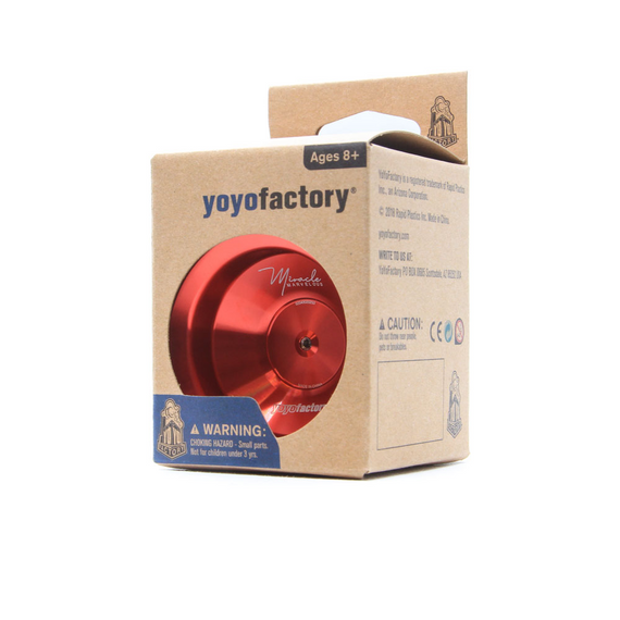 Yoyo pentru avansați YoYoFactory Miracle Monometal Roșu-Negru (Stil Bi-Metal)