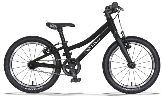 Superlekki rower dla dzieci KUbikes 16s czarny