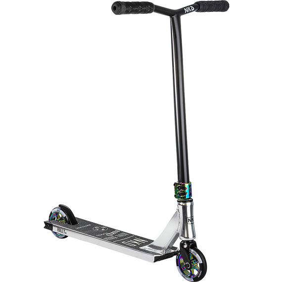 Scuter de performanță NKD Rally V4 Silver și Rainbow wys. 79 cm