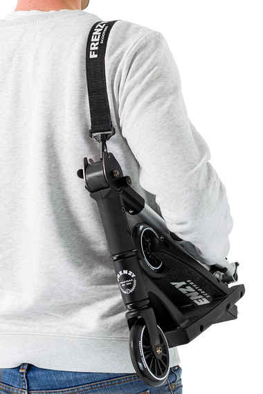 Frenzy Flex Recreational Urban Scooter negru și argintiu 120 mm