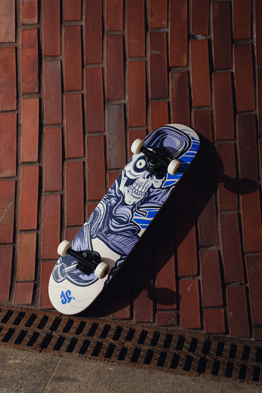 Complete Urban Sports Skateboard albastru schelet 7.75"