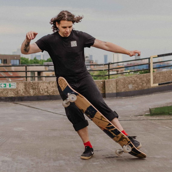 NKX Superior Dancing Longboard Gold 48.5"