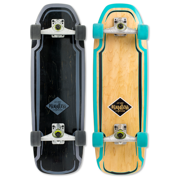 Surfskate Mindless negru 30 "bord