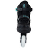 Story Midnight Adjustable Inline Skates Black-Mint LED