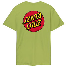 SANTA CRUZ Tricou clasic cu puncte pe piept Măr verde