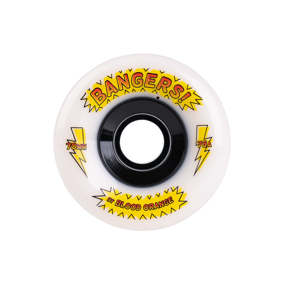 Roți Blood Orange Bangers White 70 mm 78A
