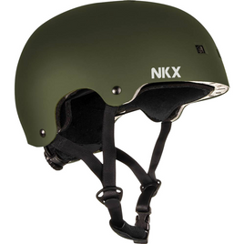 NKX Brain Saver Skateboard Helmet Olive 