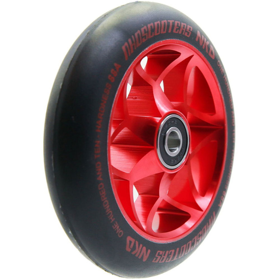 NKD Goat Stunt Scooter Roți negre și roșii 110 mm