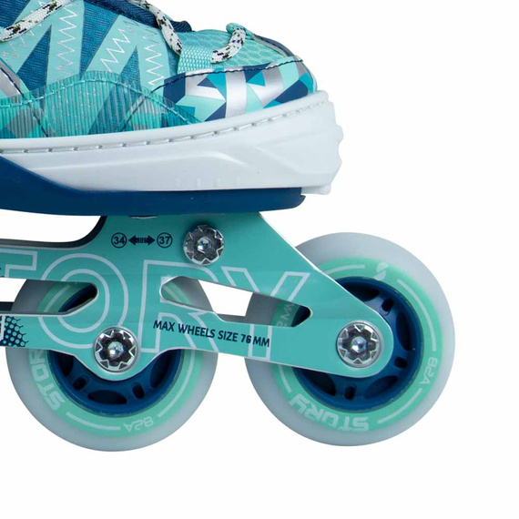 Story Spike Adjustable Inline Skates Albastru marin LED