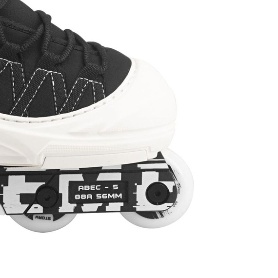 Patine Story Inline Aggressive Alb și Negru 