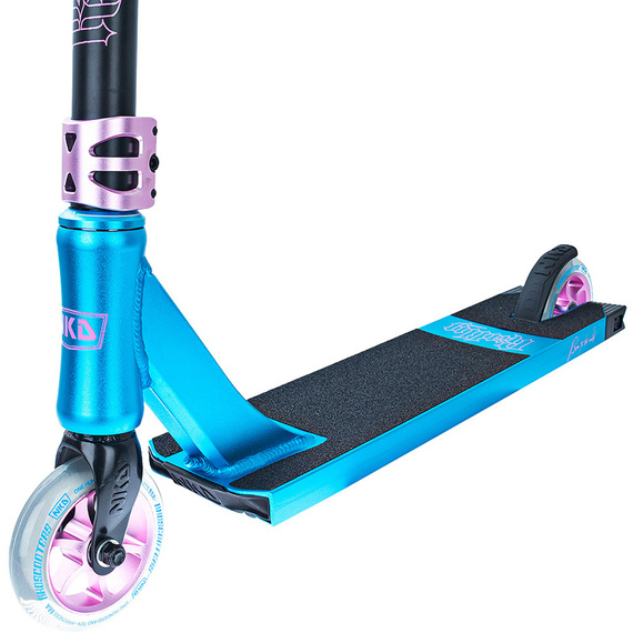 Scuter de performanță NKD Rally V4 Black Teal wys. 79 cm