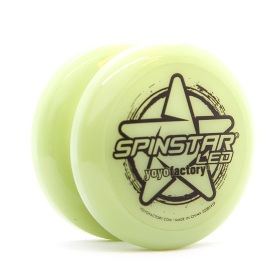 YoYoFactory Spinstar GLOW Fluorescent Light-up Yoyo