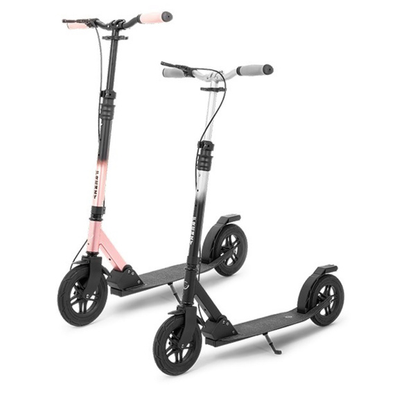 Frenzy 205 mm Air Zero Scooter urban recreațional negru/argintiu