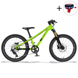 Superlekki rower dla dzieci KUbikes 20S DISC Zielony