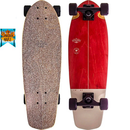 NKX Classic Cruiser Skateboard alb și roșu 26"