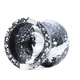 Yoyo pentru avansați YoYoFactory Brillo negru și argintiu