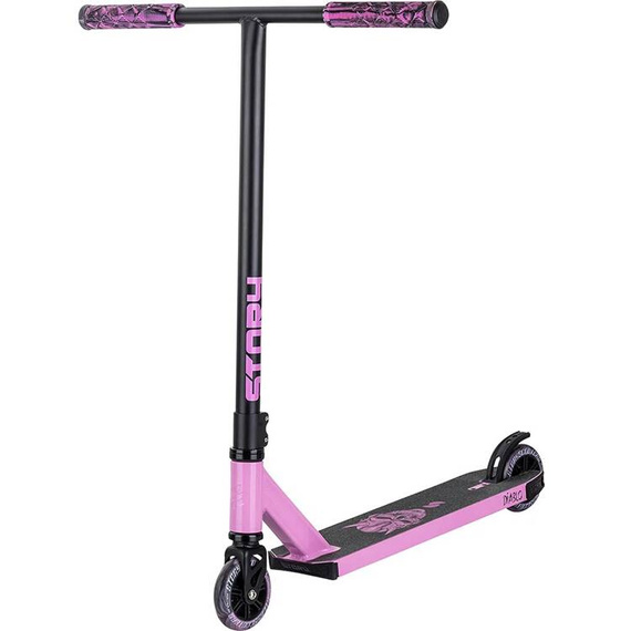 Story Diablo Scooter de înaltă performanță negru și roz. 78 cm