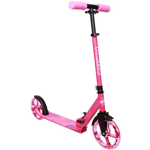 Scuter de transport cu roți mari Story Urban GO! Brocart roz