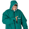 Poncho Poncho Jacket Story Change Robe Sea Green