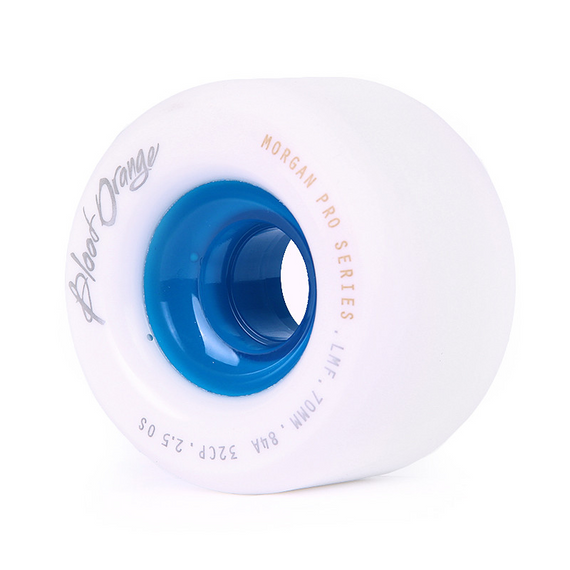 Roți Blood Orange Morgan Pro alb/albastru 70 mm 84A