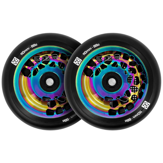 SLAMM Split Core Neochrome 110 mm set de roți pentru scuter