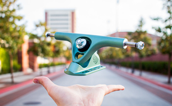 Longboard Trucks Paris V3 180 mm 50° Longboard Trucks Sage Green