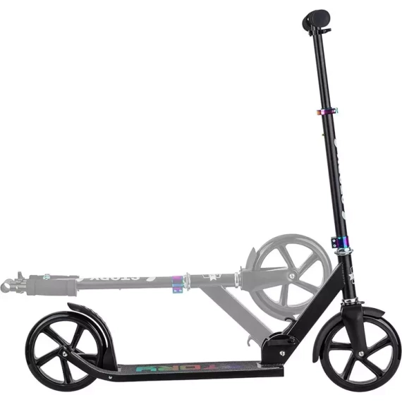 Scuter de transport cu roți mari Story Urban GO! Neo negru