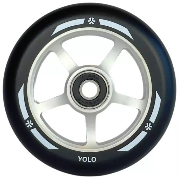Union Yolo Pro Scooter Roată negru argintiu 100 mm