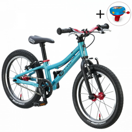KUbikes 16S Turquoise Roșu Bicicletă superușoară pentru copii
