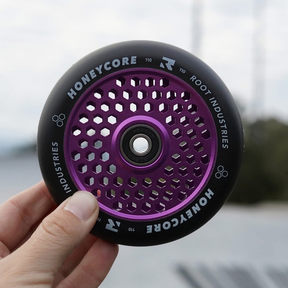 Root Industries Honeycore Black Pro Scooter Wheels 2-Pack Rocket Fuel 110mm (2 buc.)