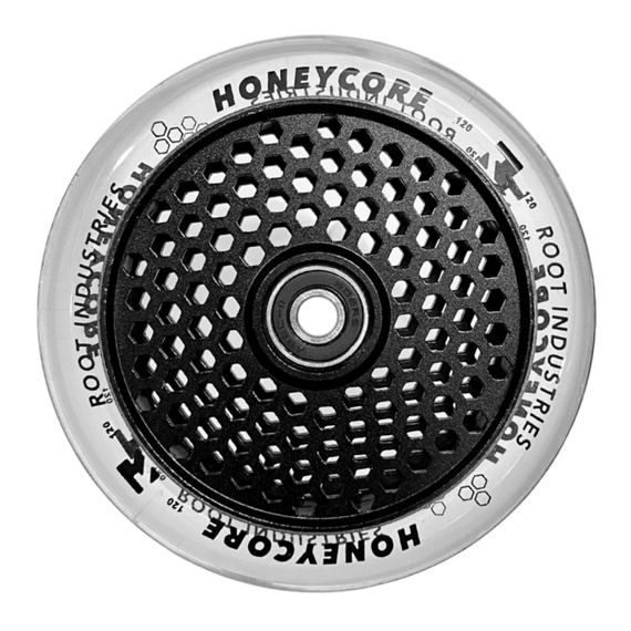 Root Industries Honeycore Clear Pro Scooter Wheels 2-Pack Transparent 120mm (2 buc.)