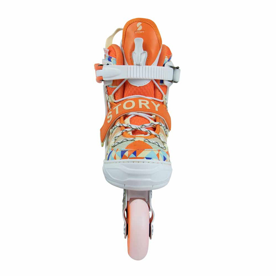 Story Spike Reglabil Inline Skates LED Orange