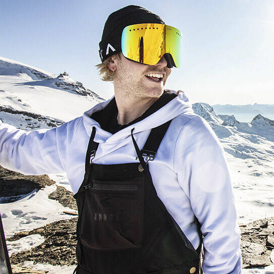 Ochelari de snowboard și schi Annox Flight Frameless RevoGold