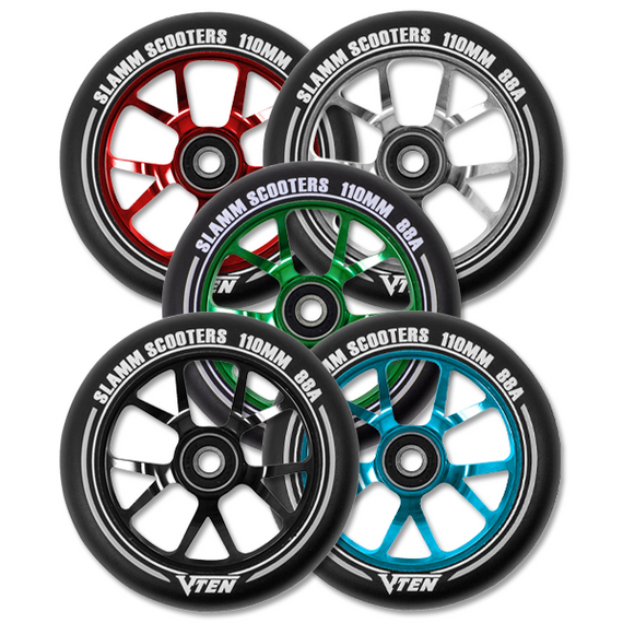 SLAMM 110mm V-TEN II roata scuter negru